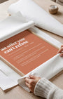Definition Poster of An offer you<br />can't refuse on Terracotta background