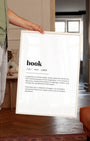 Definition Poster of Book on Gallery White background
