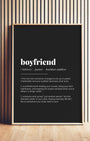 Definition Poster of Boyfriend on Midnight Ink background