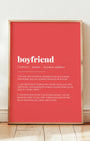 Definition Poster of Boyfriend on Strawberry background
