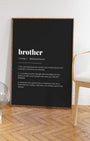 Definition Poster of Brother on Midnight Ink background