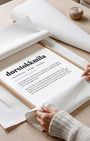 Definition Poster of Dørstokkmila on Gallery White background