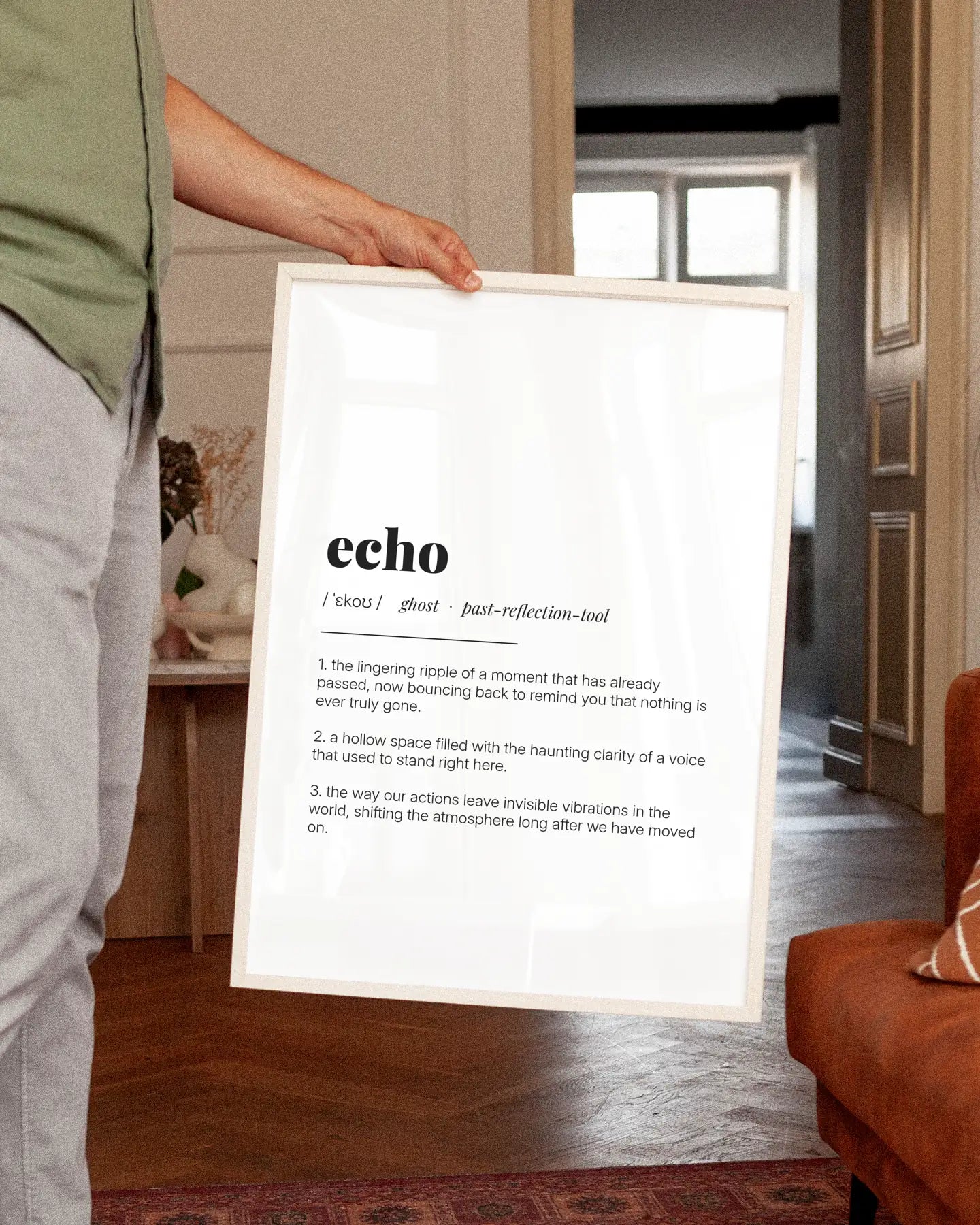 Definition Poster of Echo on Gallery White background
