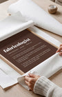 Definition Poster of Fabricologist on Espresso background