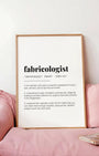 Definition Poster of Fabricologist on Gallery White background