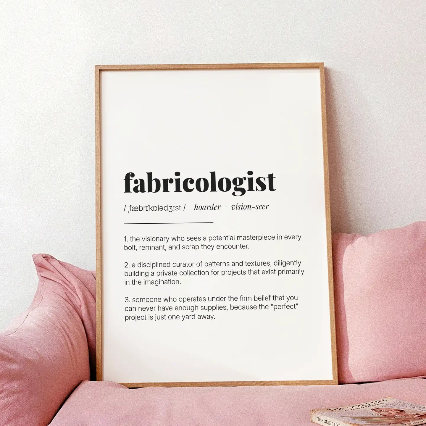 Definition Poster of Fabricologist on Gallery White background