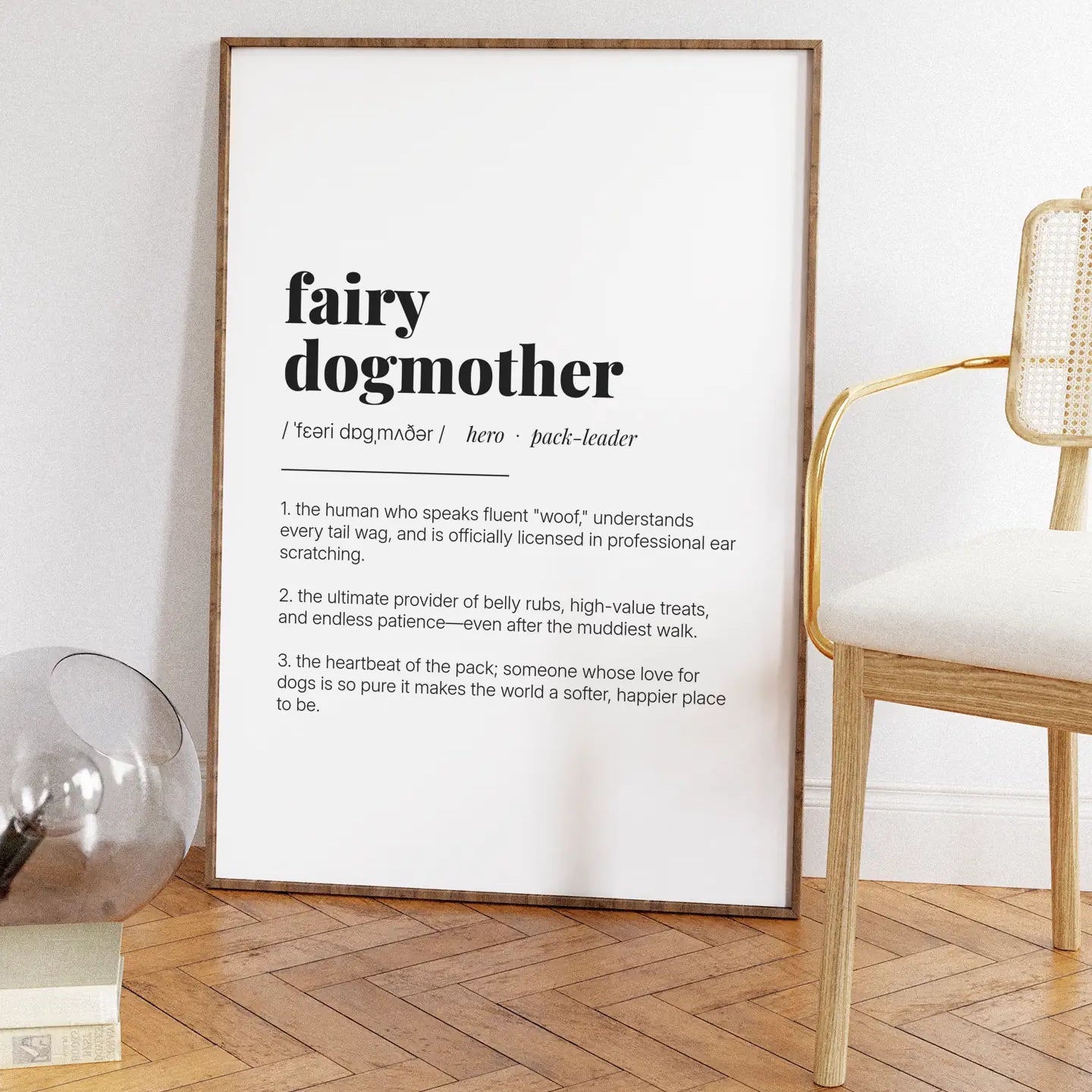 Definition Poster of Fairy<br />Dogmother on Gallery White background