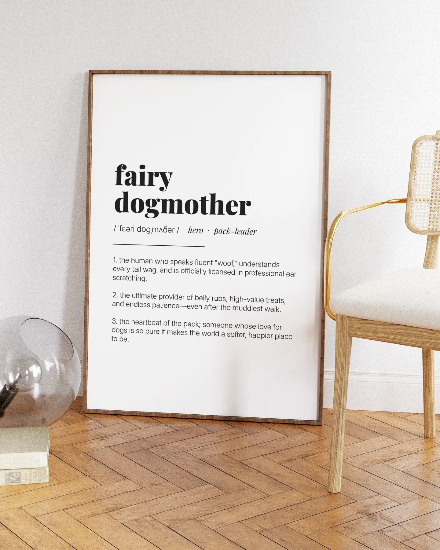 Definition Poster of Fairy<br />Dogmother on Gallery White background