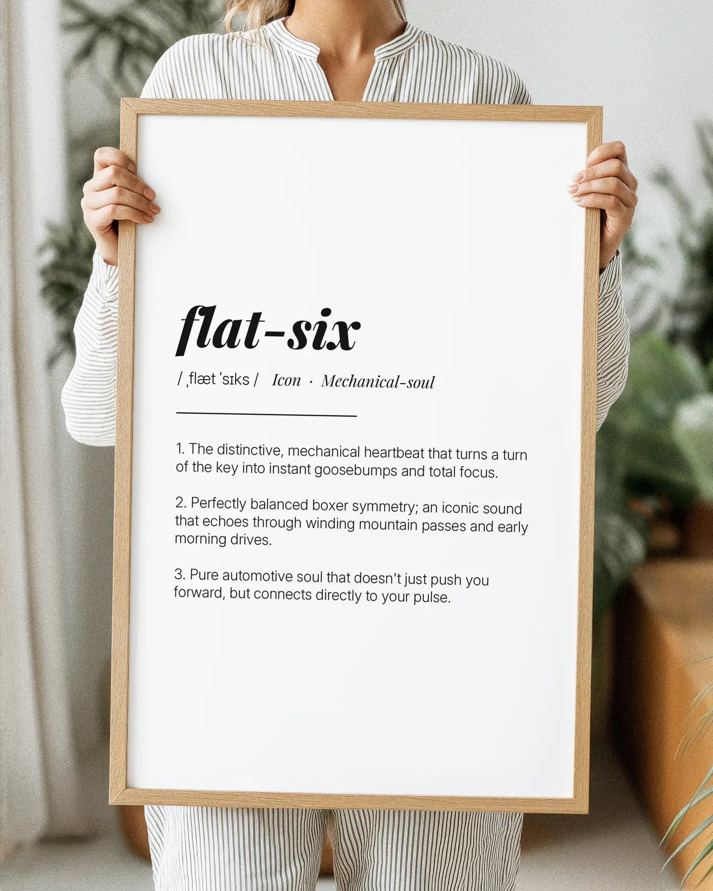 Definition Poster of Flat-Six on Gallery White background