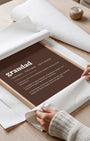Definition Poster of Grandad on Espresso background