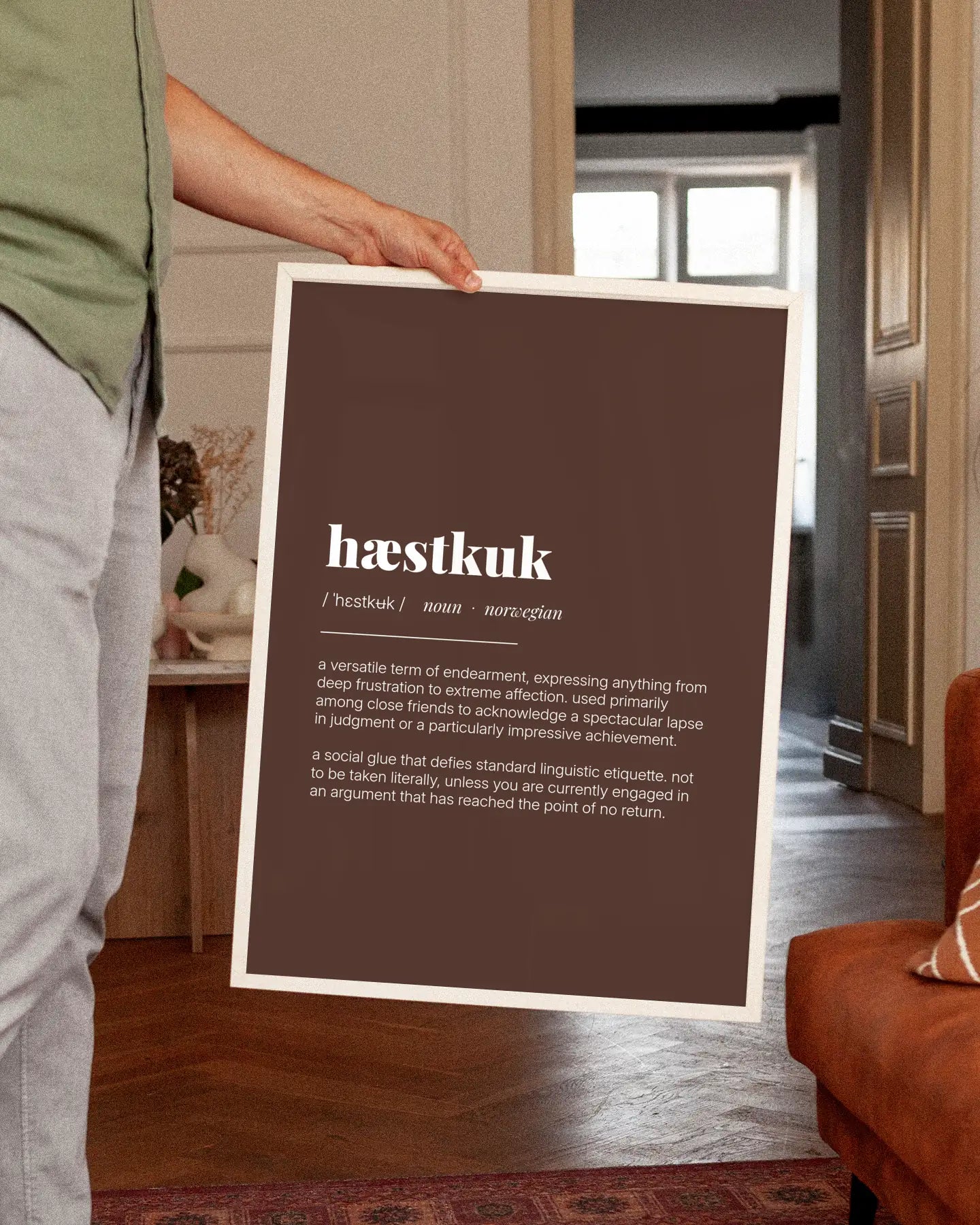 Definition Poster of Hæstkuk on Espresso background