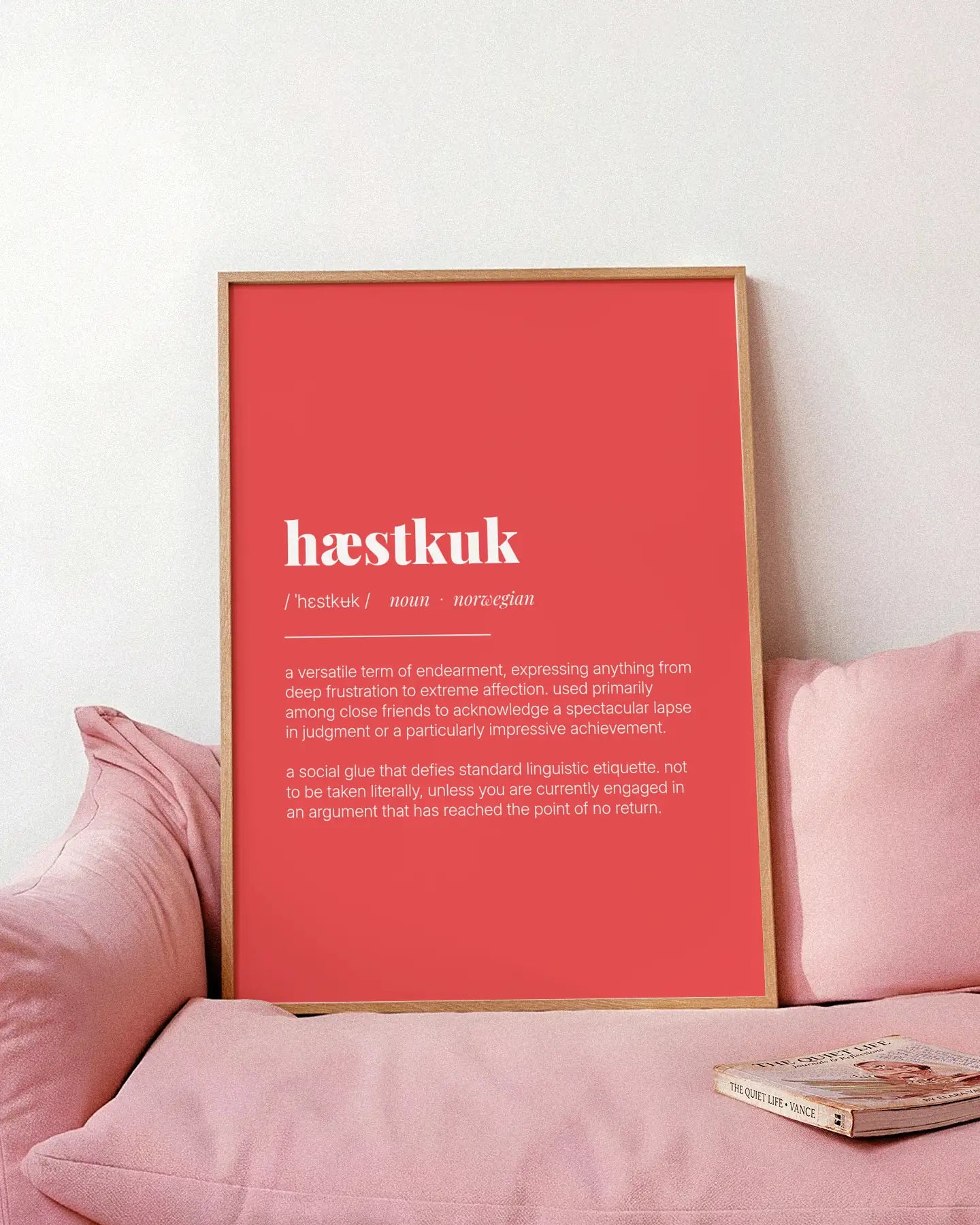 Definition Poster of Hæstkuk on Strawberry background