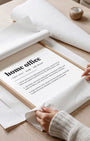 Definition Poster of Home Office on Gallery White background