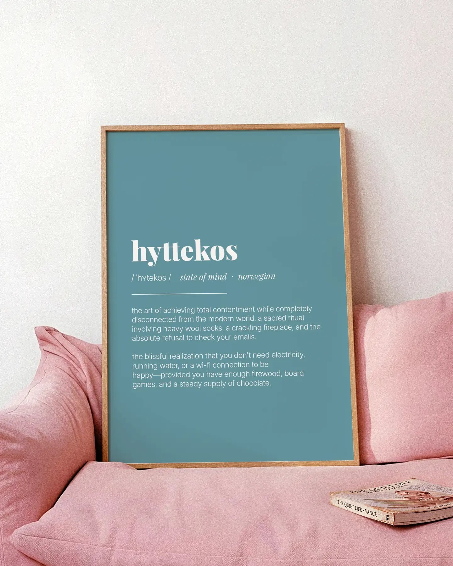 Definition Poster of Hyttekos on Sea Glass background