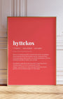 Definition Poster of Hyttekos on Strawberry background