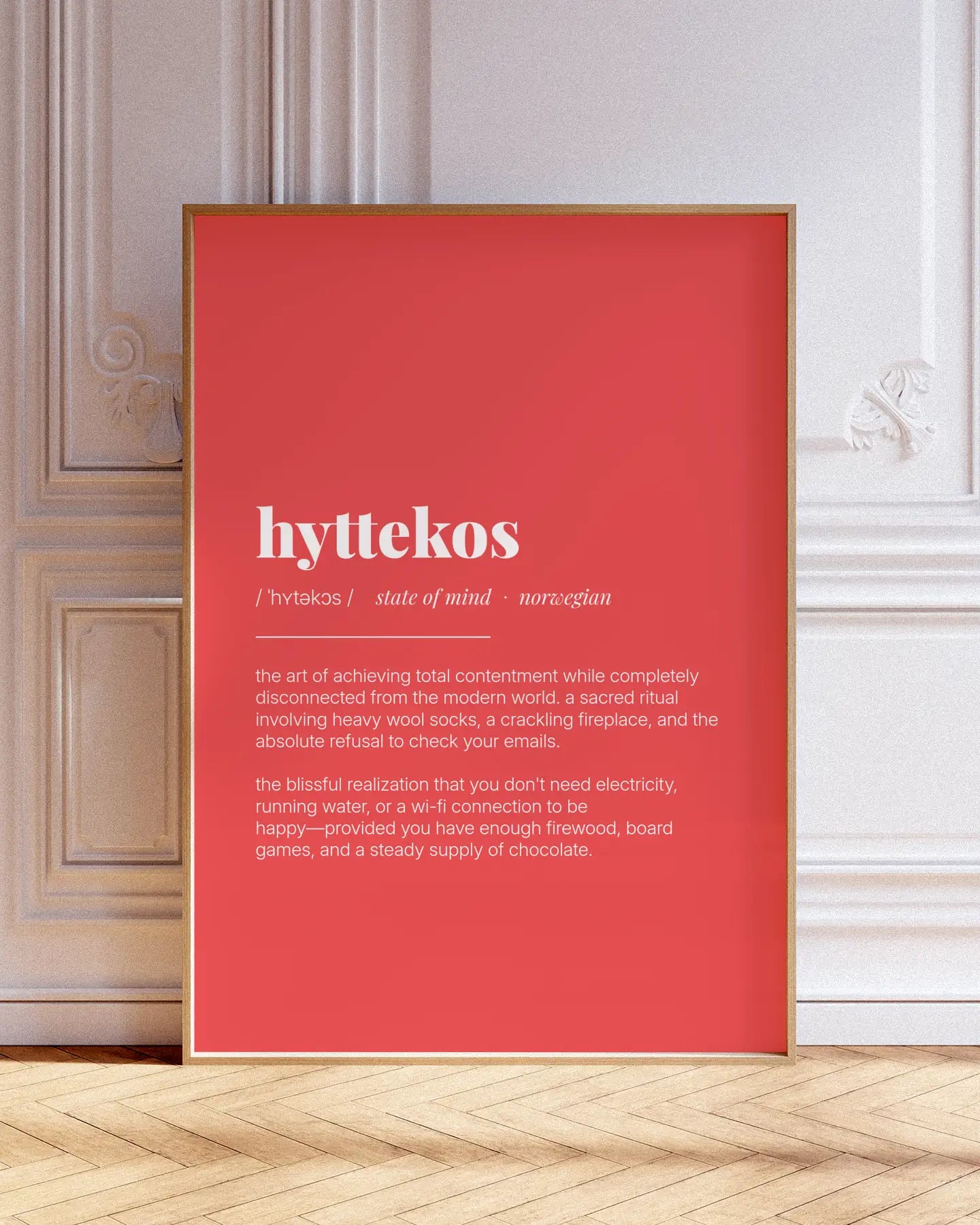 Definition Poster of Hyttekos on Strawberry background