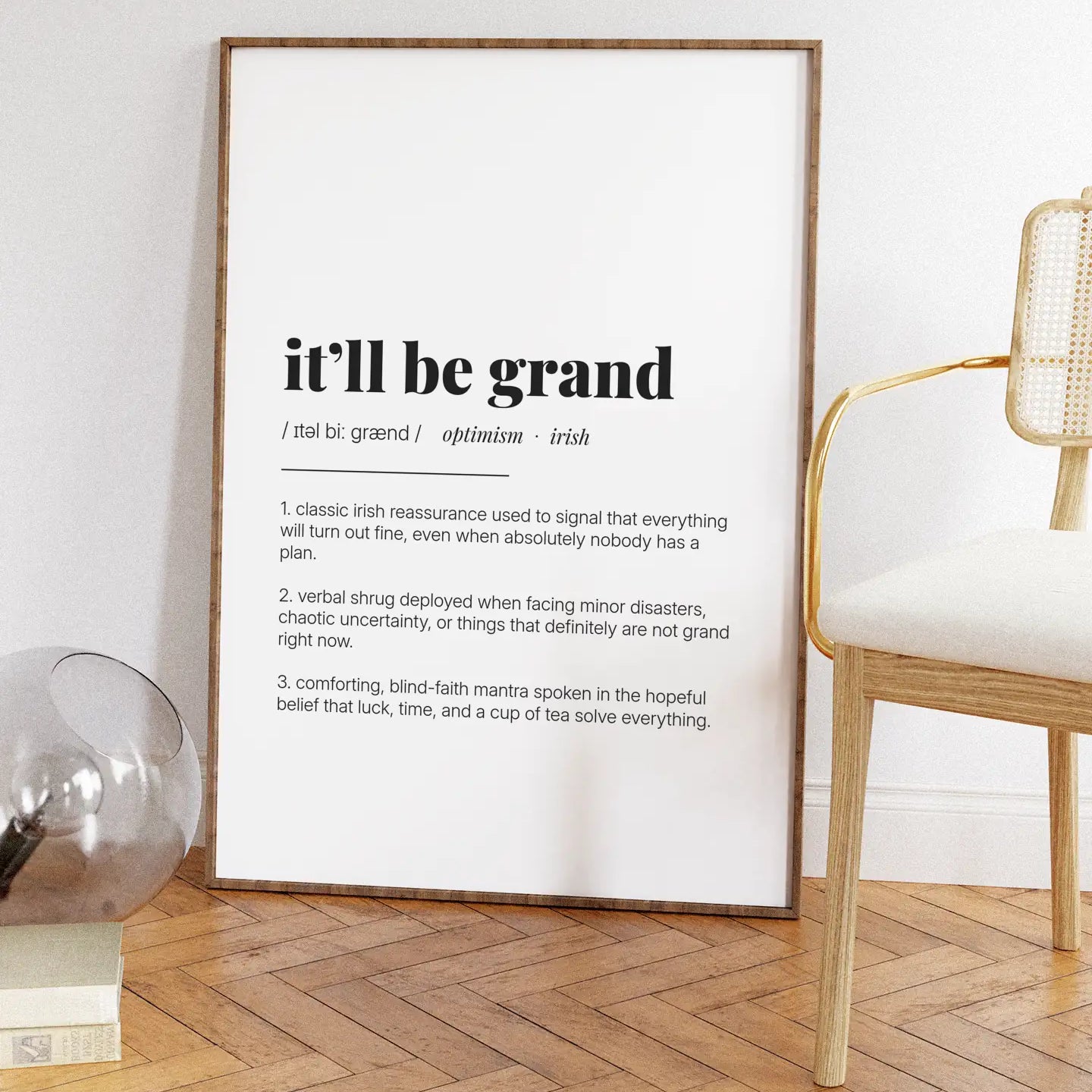 Definition Poster of it’ll be grand on Gallery White background