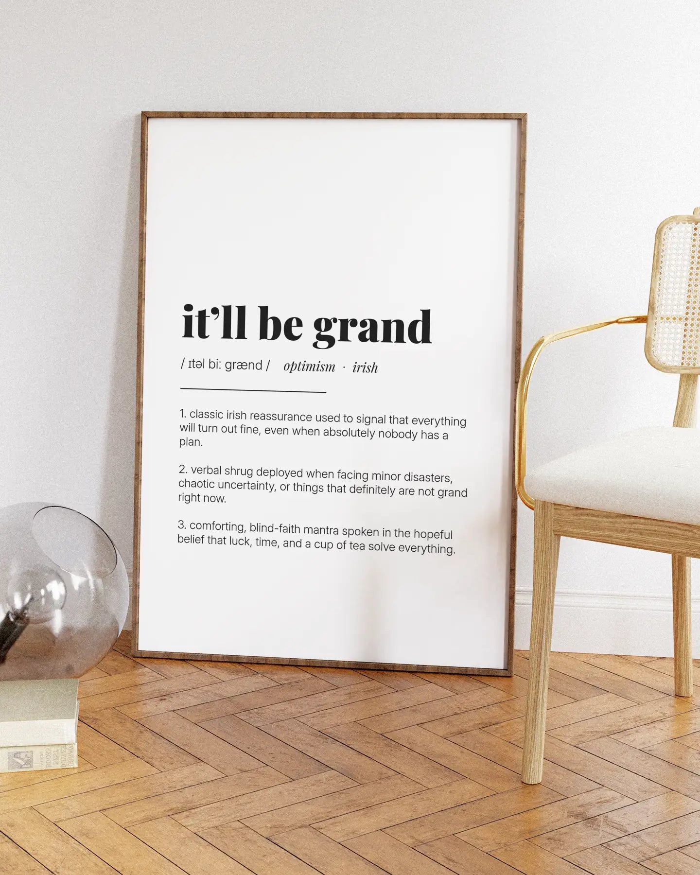 Definition Poster of it’ll be grand on Gallery White background
