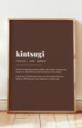 Definition Poster of Kintsugi on Espresso background