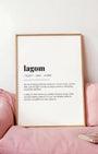 Definition Poster of Lagom on Gallery White background