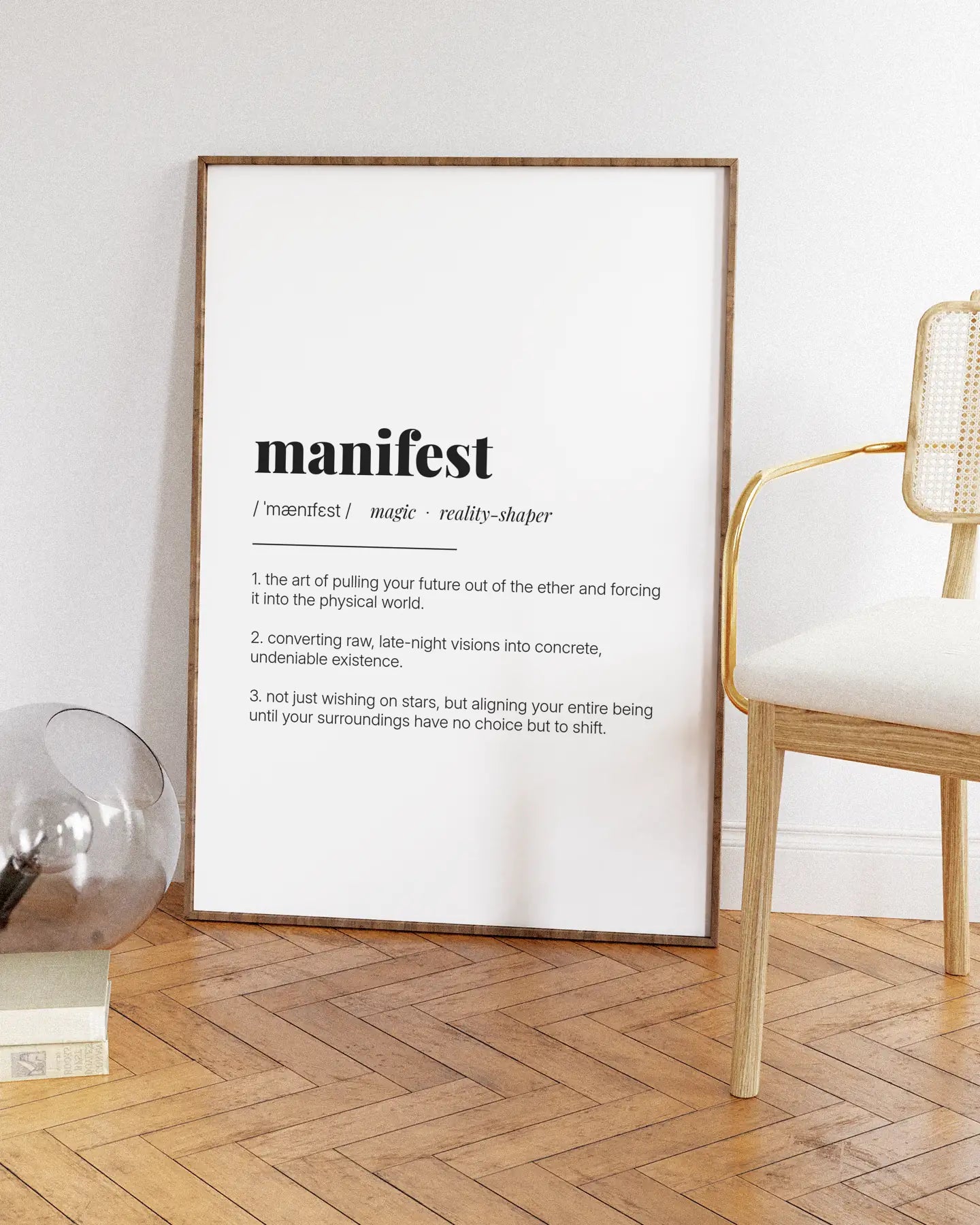 Definition Poster of Manifest on Gallery White background