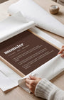 Definition Poster of Momster on Espresso background