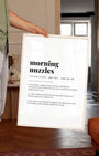 Definition Poster of Morning<br />Nuzzles on Gallery White background