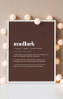 Definition Poster of Mudlark on Espresso background