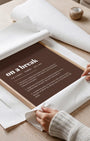 Definition Poster of On A Break on Espresso background