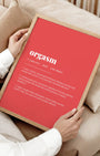 Definition Poster of Orgasm on Strawberry background
