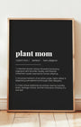 Definition Poster of Plant Mom on Midnight Ink background