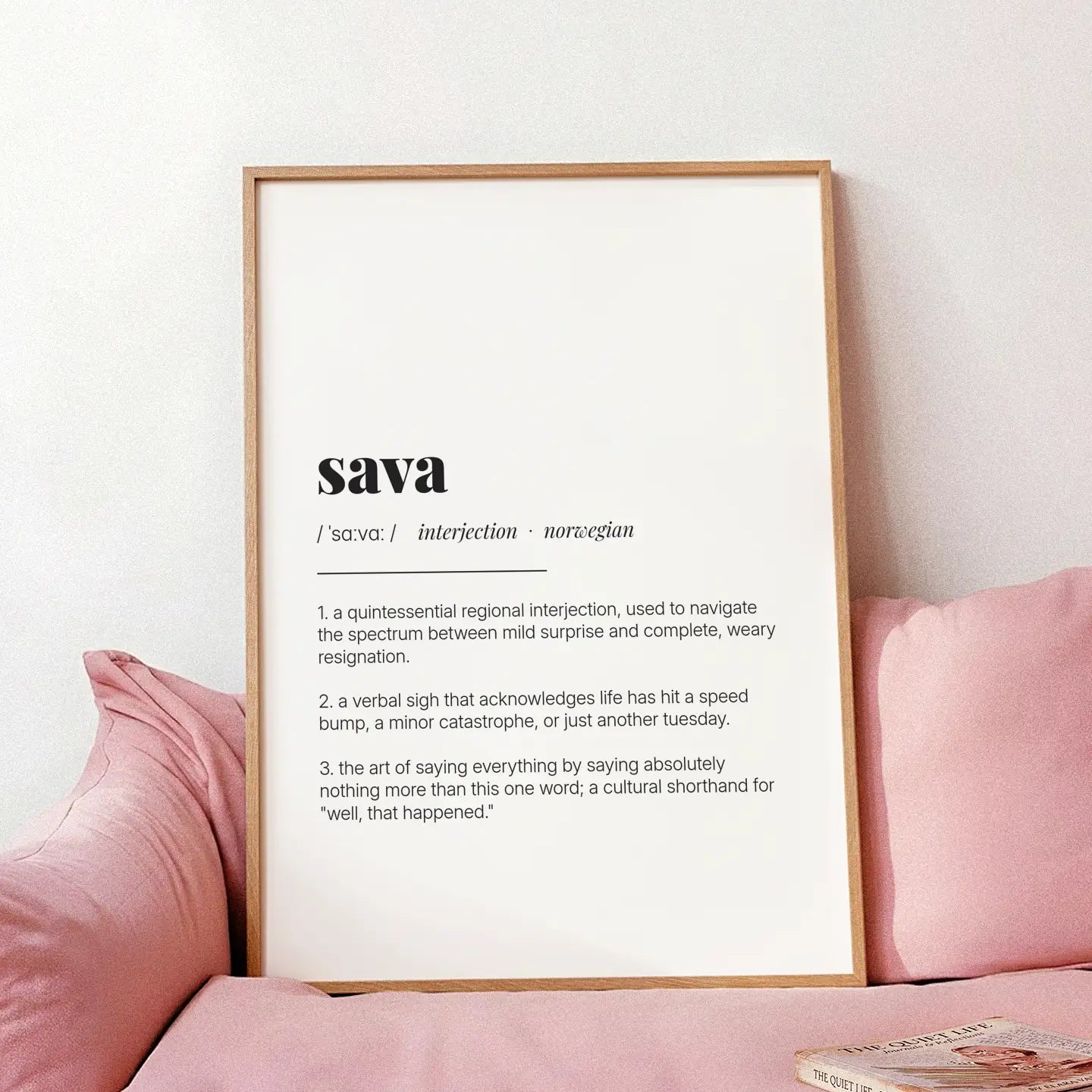 Definition Poster of Sava on Gallery White background