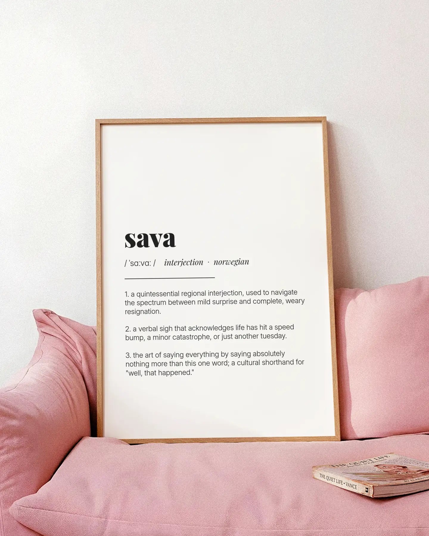 Definition Poster of Sava on Gallery White background