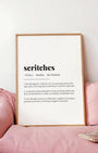 Definition Poster of Scritches on Gallery White background