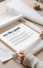 Definition Poster of See The Good on Gallery White background
