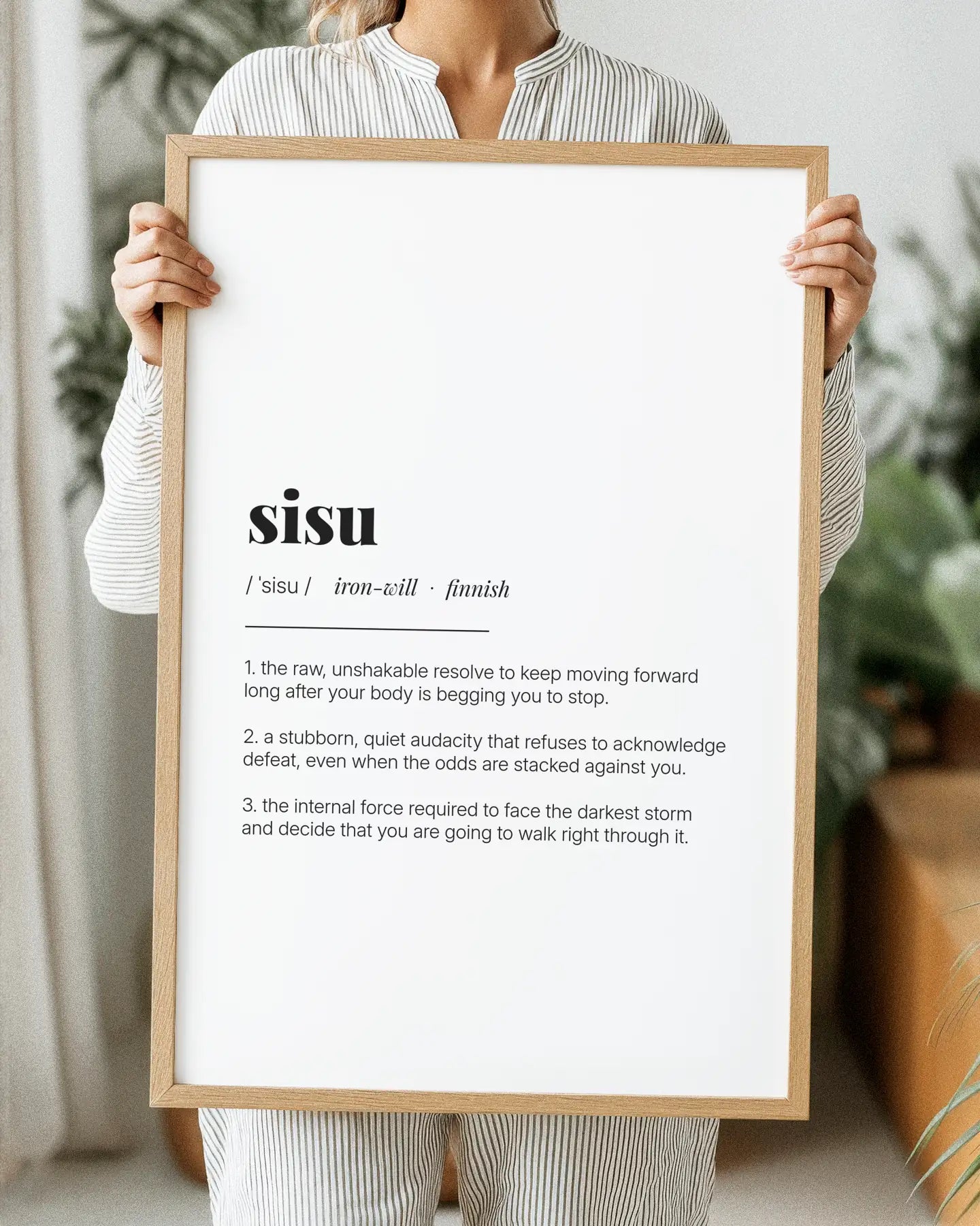 Definition Poster of Sisu on Gallery White background