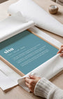 Definition Poster of Sisu on Sea Glass background