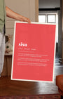 Definition Poster of Sisu on Strawberry background