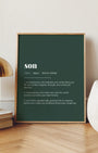 Definition Poster of Son on Emerald background