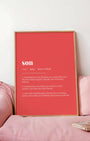 Definition Poster of Son on Strawberry background
