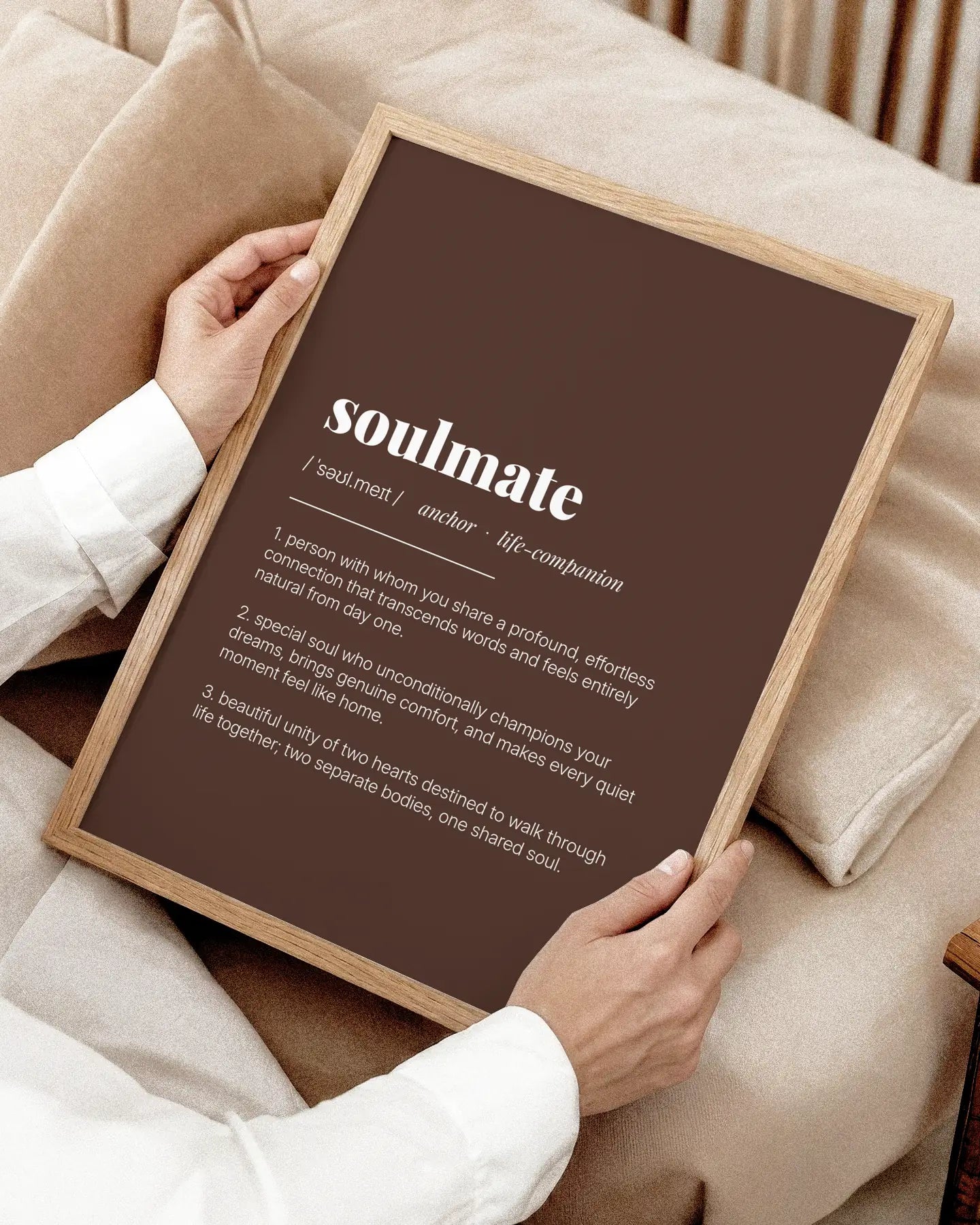 Definition Poster of Soulmate on Espresso background