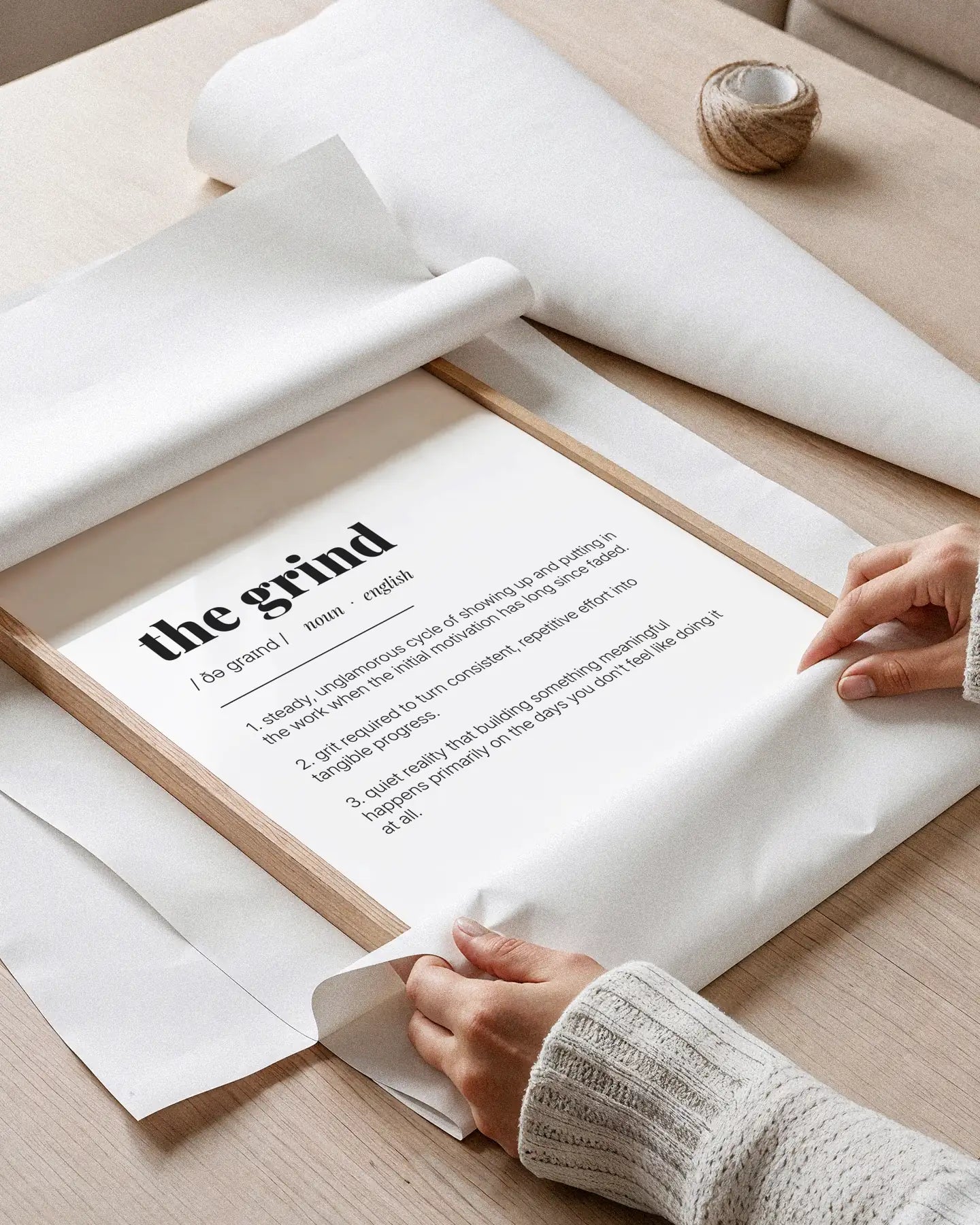 Definition Poster of The Grind on Gallery White background