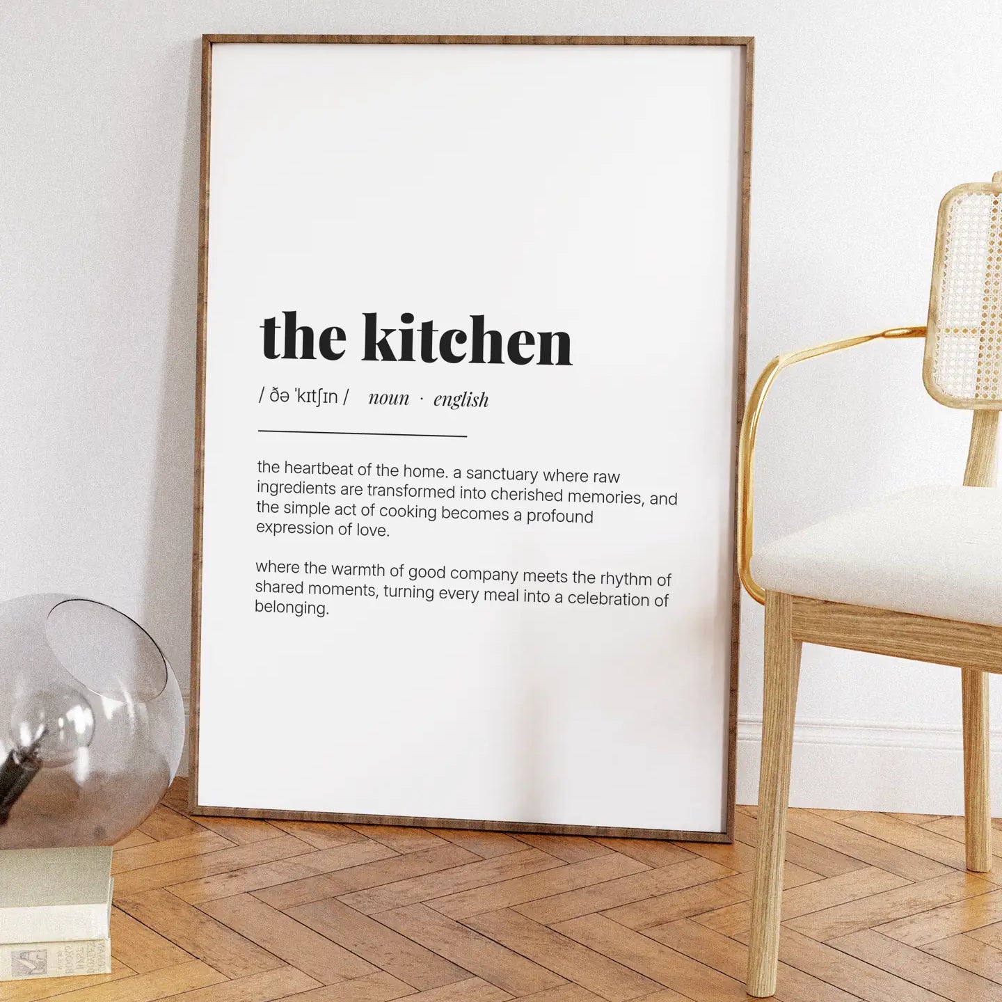 Definition Poster of The Kitchen on Gallery White background
