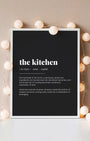 Definition Poster of The Kitchen on Midnight Ink background