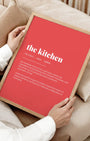 Definition Poster of The Kitchen on Strawberry background