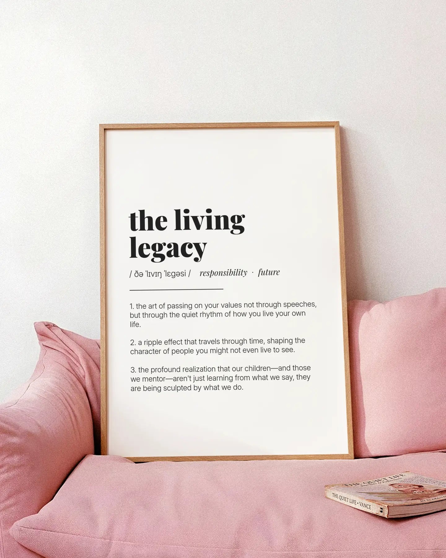 Definition Poster of The Living<br />Legacy on Gallery White background