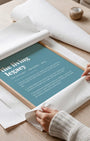 Definition Poster of The Living<br />Legacy on Sea Glass background