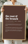 Definition Poster of The Root &<br />The Branch on Espresso background