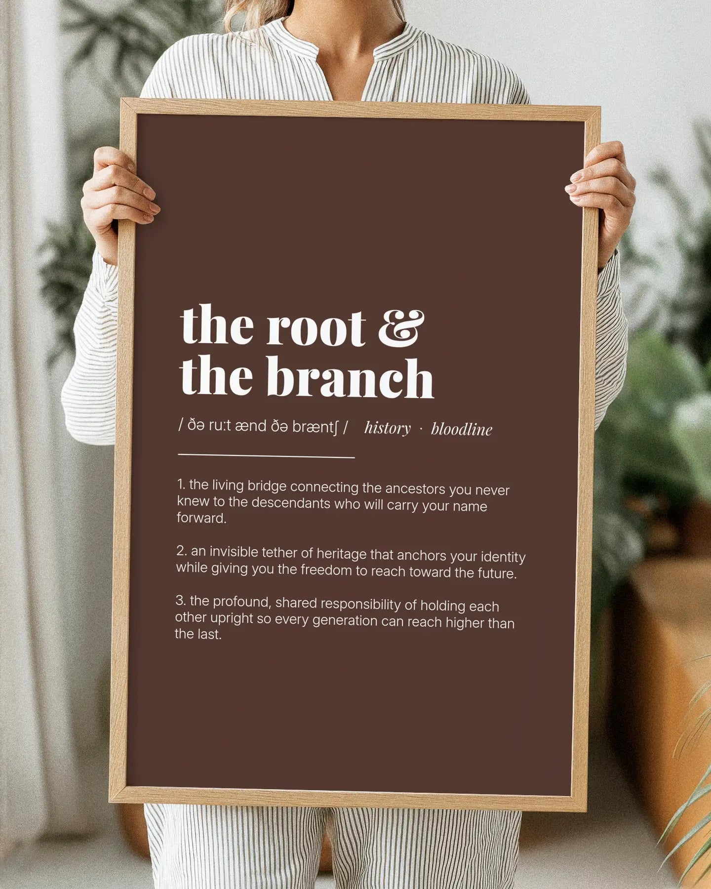 Definition Poster of The Root &<br />The Branch on Espresso background