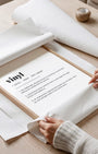Definition Poster of Vinyl on Gallery White background